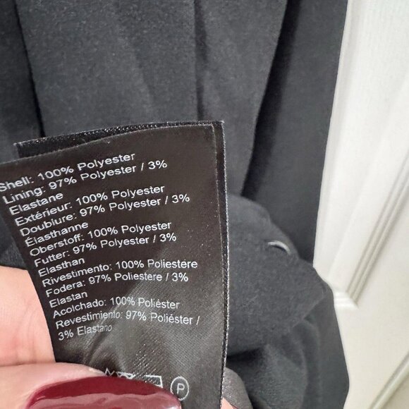Women’s JUST FEMALE Benita‎ Blazer Black Size Small S Style 12030 - Picture 5 of 10
